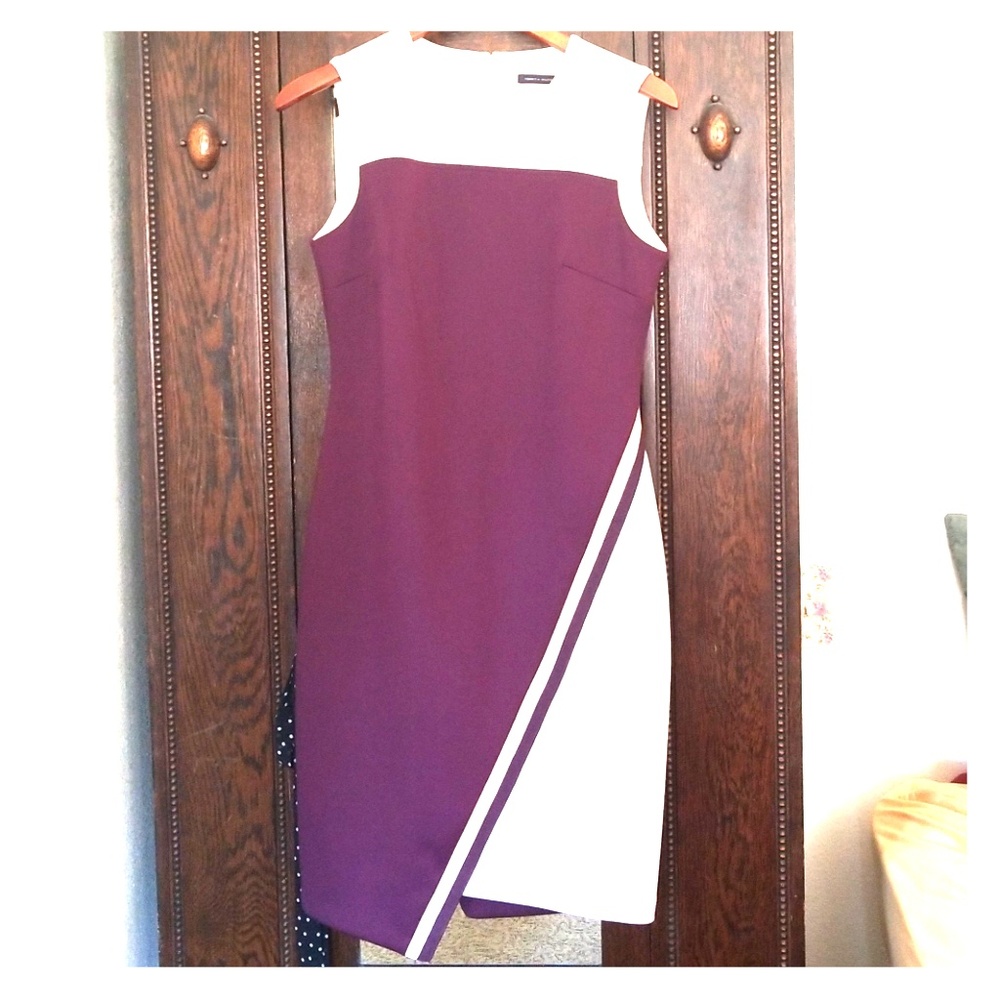 Colorblocked Scuba Dress